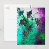 Dragonfly Magic Briefkaart (Voorkant / Achterkant)