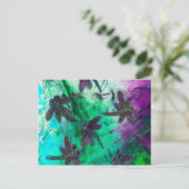 Dragonfly Magic Briefkaart (Staand voorkant)