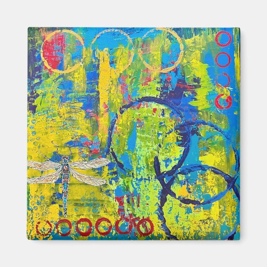 Dragonfly Magnet Magneet (Voorkant)