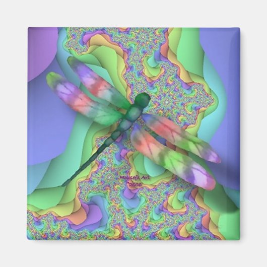 Dragonfly Magnet Magneet (Voorkant)