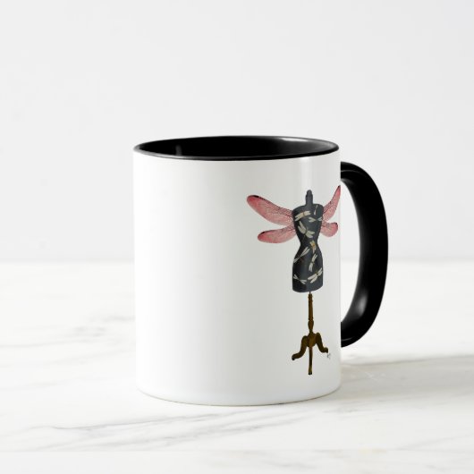 Dragonfly Mannequin Mok (Voorkant rechts)