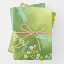 Dragonfly Meadow Inpakpapier Vel