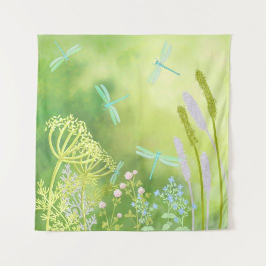 Dragonfly Meadow Wandkleed (Voorkant)