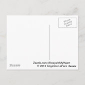 Dragonfly Memorial Poem Briefkaart (Achterkant)