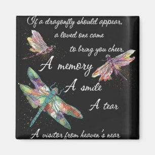 Dragonfly Message Magnet 2 Magneet