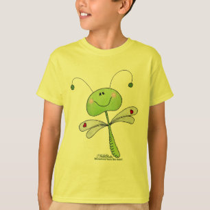 Dragonfly met harten t-shirt