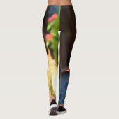 Dragonfly met zonlicht-gele vleugels leggings (Achterkant)