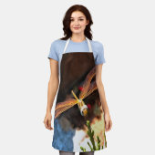 Dragonfly met zonlicht-gele vleugels schort (Gedragen)