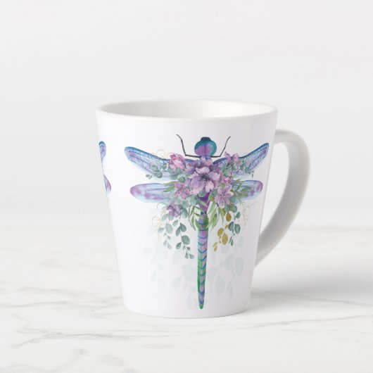 Dragonfly-Mok Latte Mok (Rechterhoek)