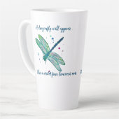 Dragonfly-mok Latte Mok (Linkerhoek)