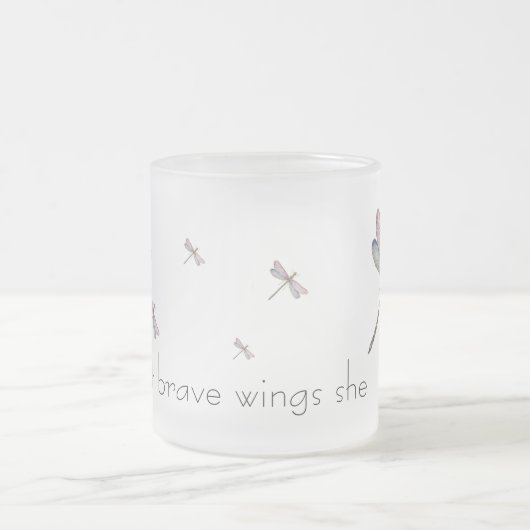 Dragonfly-Mok Matglas Koffiemok (Center)