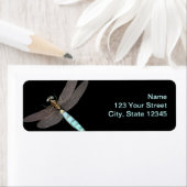 Dragonfly Monogram Business Etiket (Insitu)