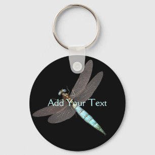 Dragonfly Monogram Business Sleutelhanger