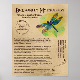 DRAGONFLY MYTHOLOGY POSTER