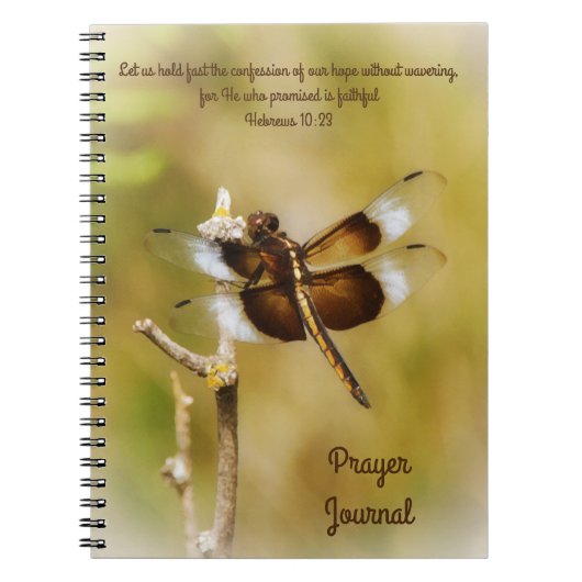 Dragonfly Nature Prayer Journal Carnet (Devant)