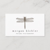 Dragonfly Natuur Professional Wit Visitekaartje (Voorkant)