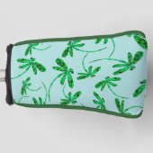 Dragonfly Neon Green Golfheadcover (Voorkant)