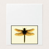 Dragonfly Notecard Kaart (Buitenkant ongevouwen)