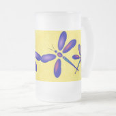 Dragonfly numérique Yellow Frosted Mug (Devant droit)