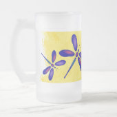 Dragonfly numérique Yellow Frosted Mug (Gauche)