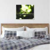 Dragonfly on green - Toile enveloppée (Insitu(Chambre))