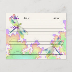 Dragonfly-ontvangstkaart Briefkaart