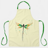 Dragonfly-ontwerp voor schattige waterverf schort (Voorkant)