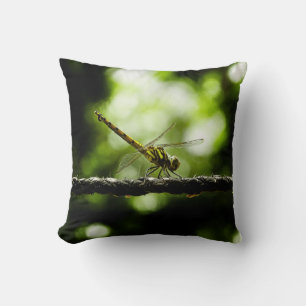 Dragonfly op groen - Pillow Kussen