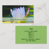 Dragonfly op Lily Visitekaartje (Voorkant / Achterkant)