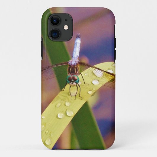Dragonfly op regenblad Case-Mate iPhone case (Achterkant)