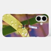 Dragonfly op regenblad Case-Mate iPhone case (Achterkant (horizontaal))