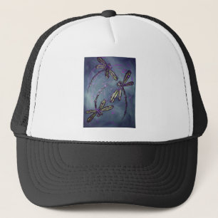 Dragonfly Paarse nachtvlucht Trucker Pet