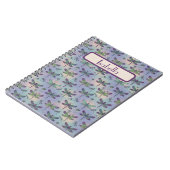 Dragonfly Pattern Personalized Notitieboek (Linkerzijde)