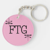 Dragonfly Pattern Sleutelhanger (Achterkant)