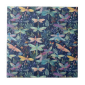 Dragonfly Pattern Tegel Tegeltje (Voorkant)