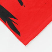 Dragonfly Patterned Decor Fleece Deken (Hoek)