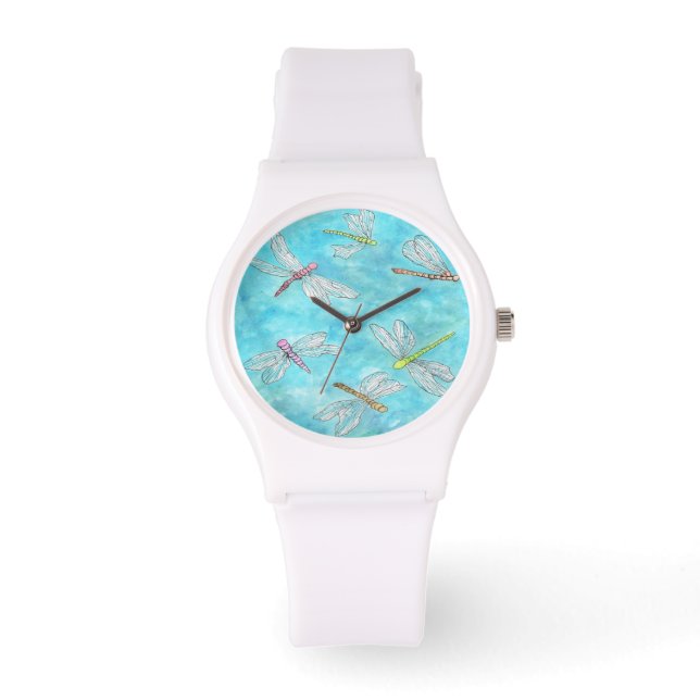 Dragonfly polshorloge horloge (Voorkant)
