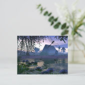 Dragonfly Pond Briefkaart (Staand voorkant)