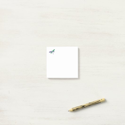 Dragonfly Post-it® Notes (Op bureau)