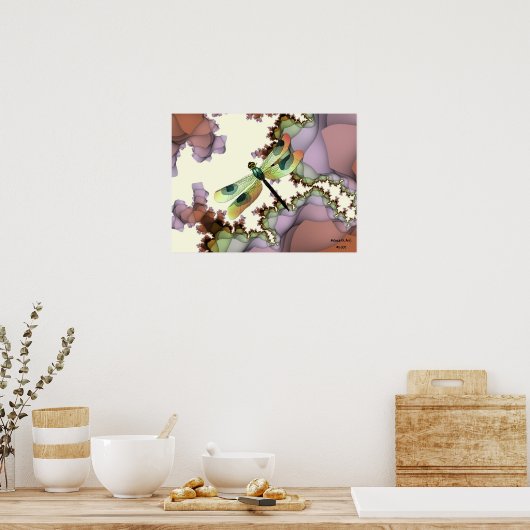 Dragonfly Poster (Aardheid) (Keuken)