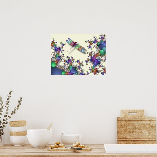 Dragonfly Poster (Mardigras) (Keuken)