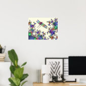 Dragonfly Poster (Mardigras) (Thuiskantoor)