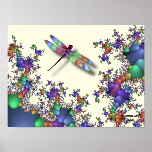 Dragonfly Poster (Mardigras) (Voorkant)