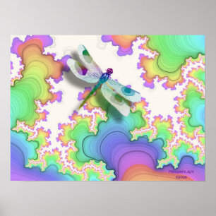 Dragonfly-Poster (Pastels) Poster