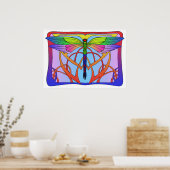 Dragonfly-Poster Poster (Keuken)