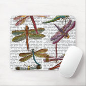 Dragonfly Print 4 Muismat (Met muis)