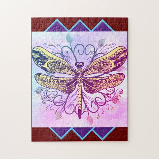 Dragonfly Puzzle Legpuzzel (Verticaal)