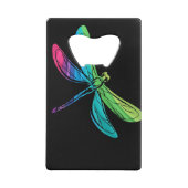 Dragonfly Rainbow sur Black (Dos)