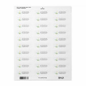 Dragonfly Return Address Labels stickers (Full Sheet)