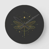 Dragonfly Ronde Klok (Voorkant)